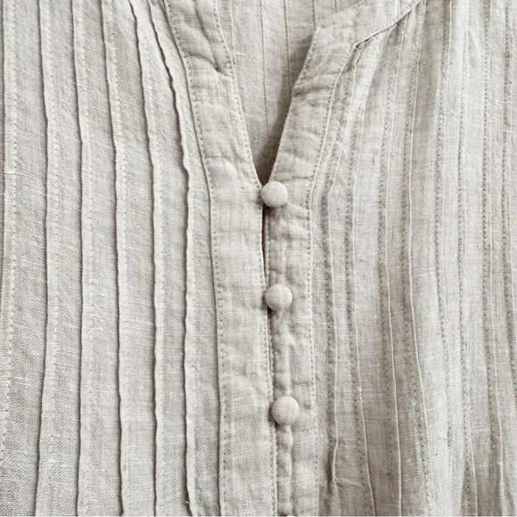 Vineyard Vines Linen Pintuck Cover Up Dress Size Small - Picture 4 of 12